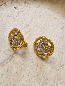 Chanel Clip-on Earrings Vintage 1993