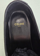 Céline Derbies Bout Pointu Vernis Noir & Léopard, Hedi Slimane Ss20