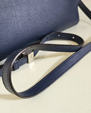 Fendi Bolso tote de cuero azul 2Jours
