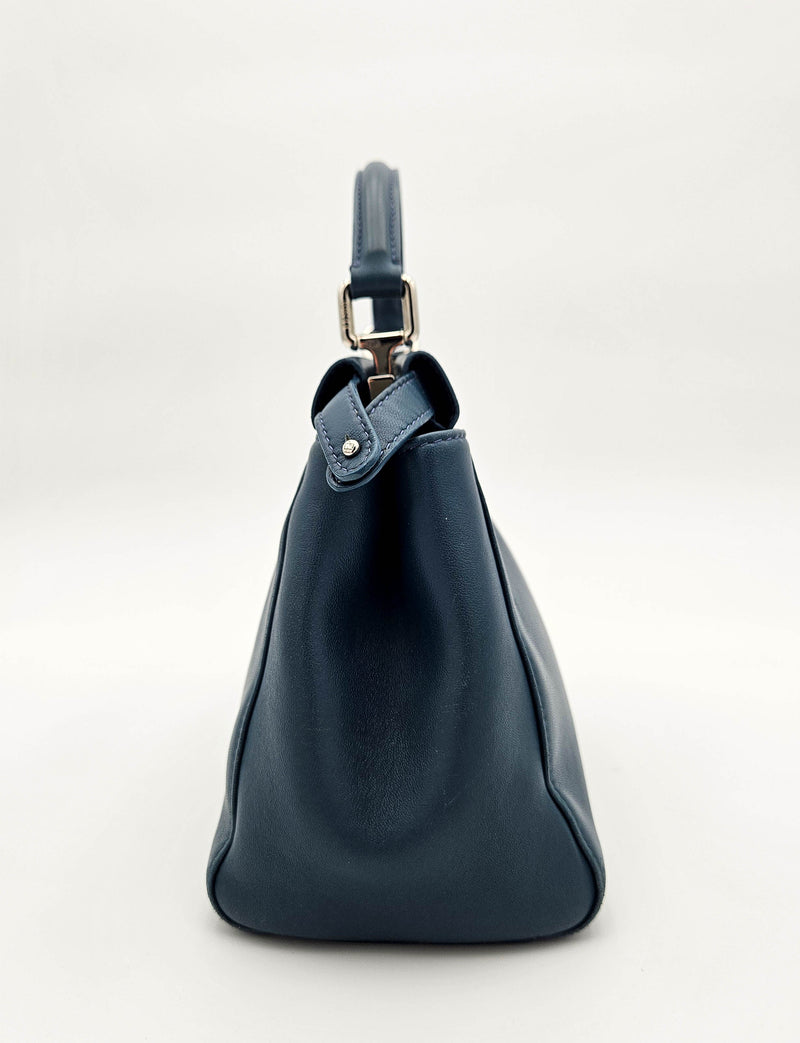 Fendi Peekaboo Mini Bleu Pétrole