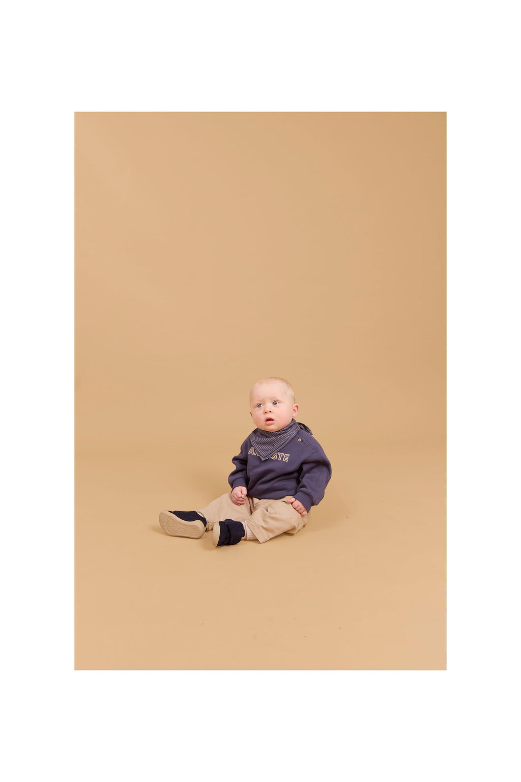Bandana Marlow - Righe fiammate grigio-blu