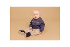 Bandana Marlow - Righe fiammate grigio-blu