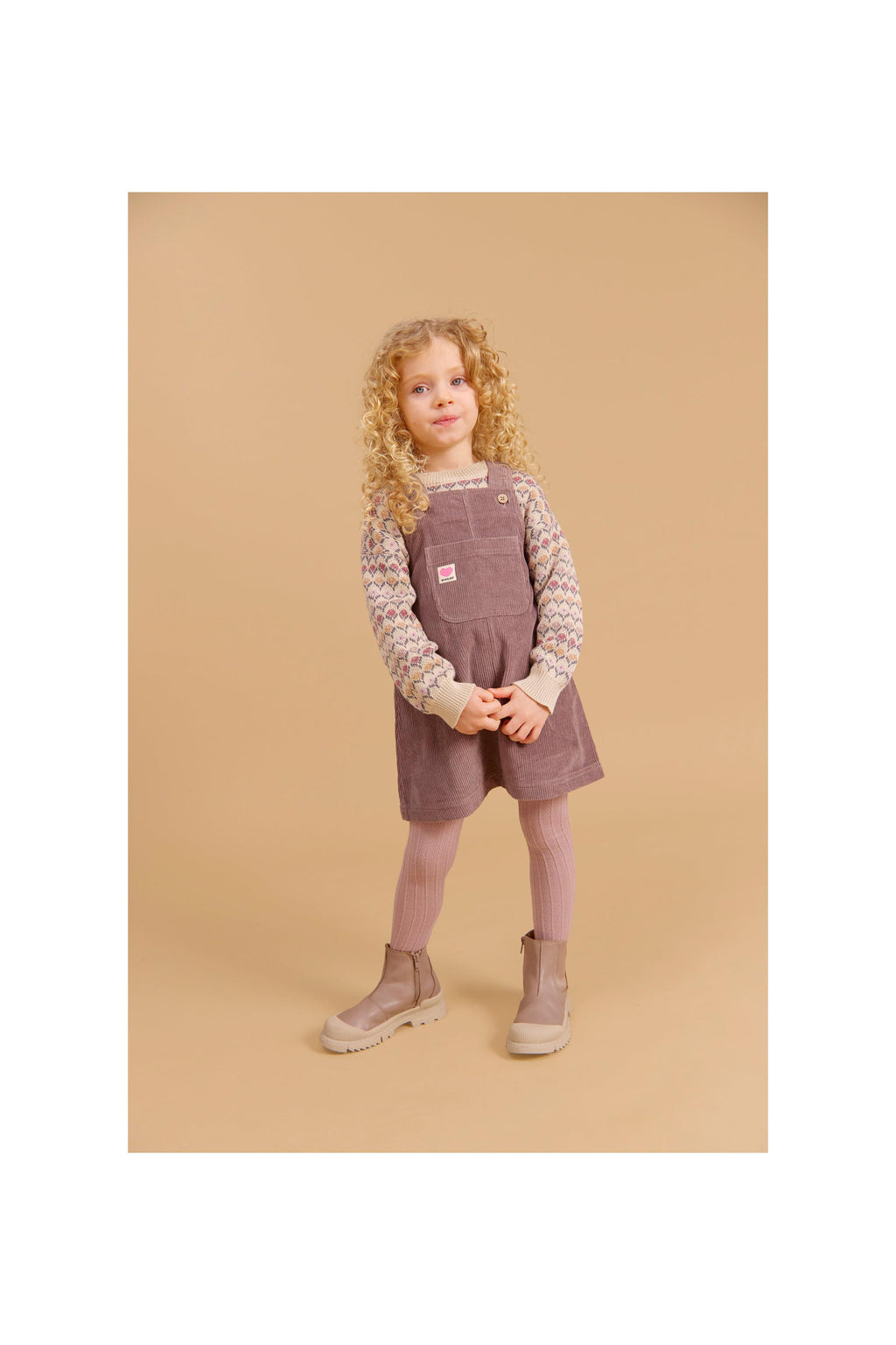 Stivaletti Chelsea Saida Tex - Rosa legno