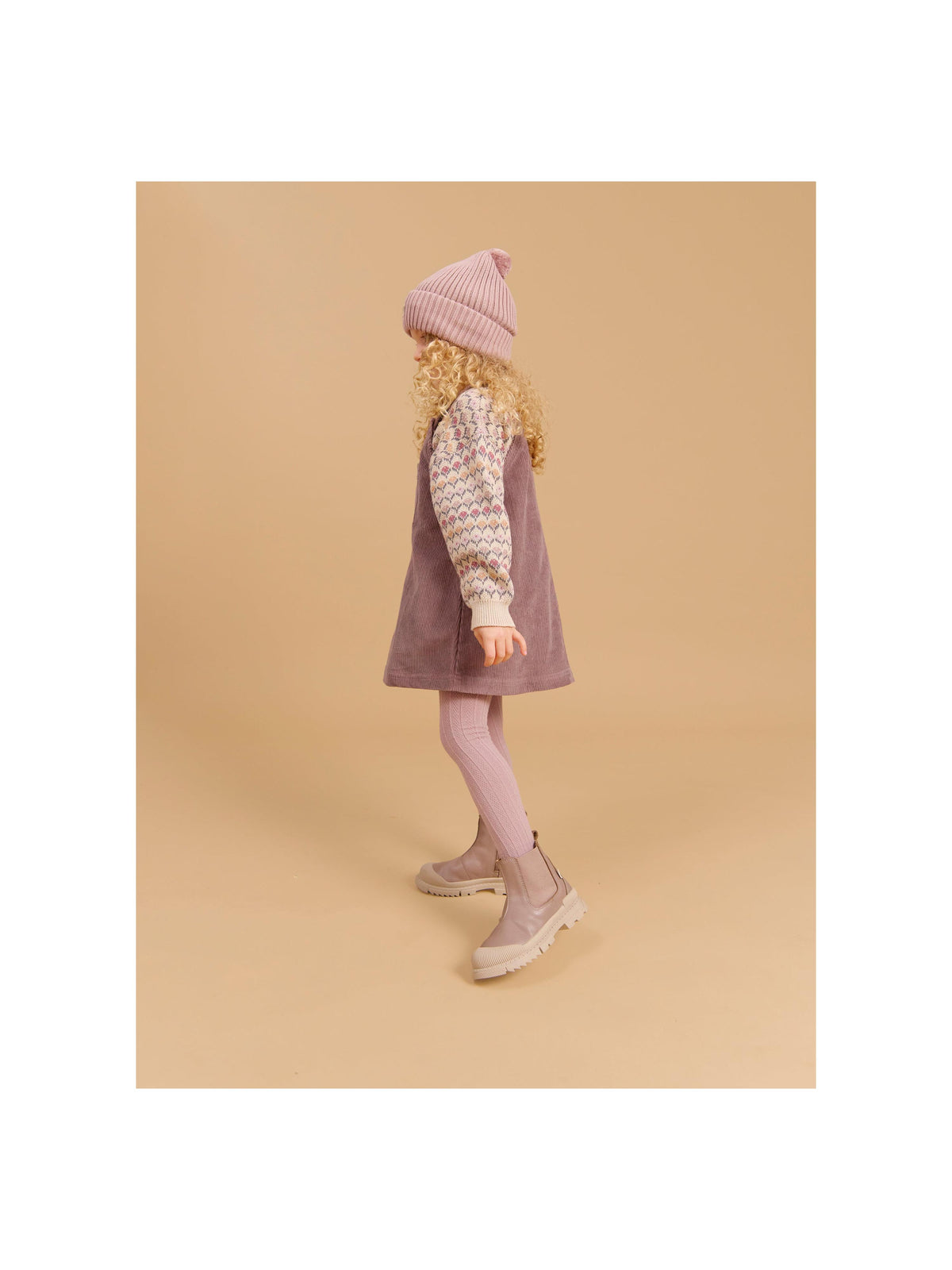 Stivaletti Chelsea Saida Tex - Rosa legno
