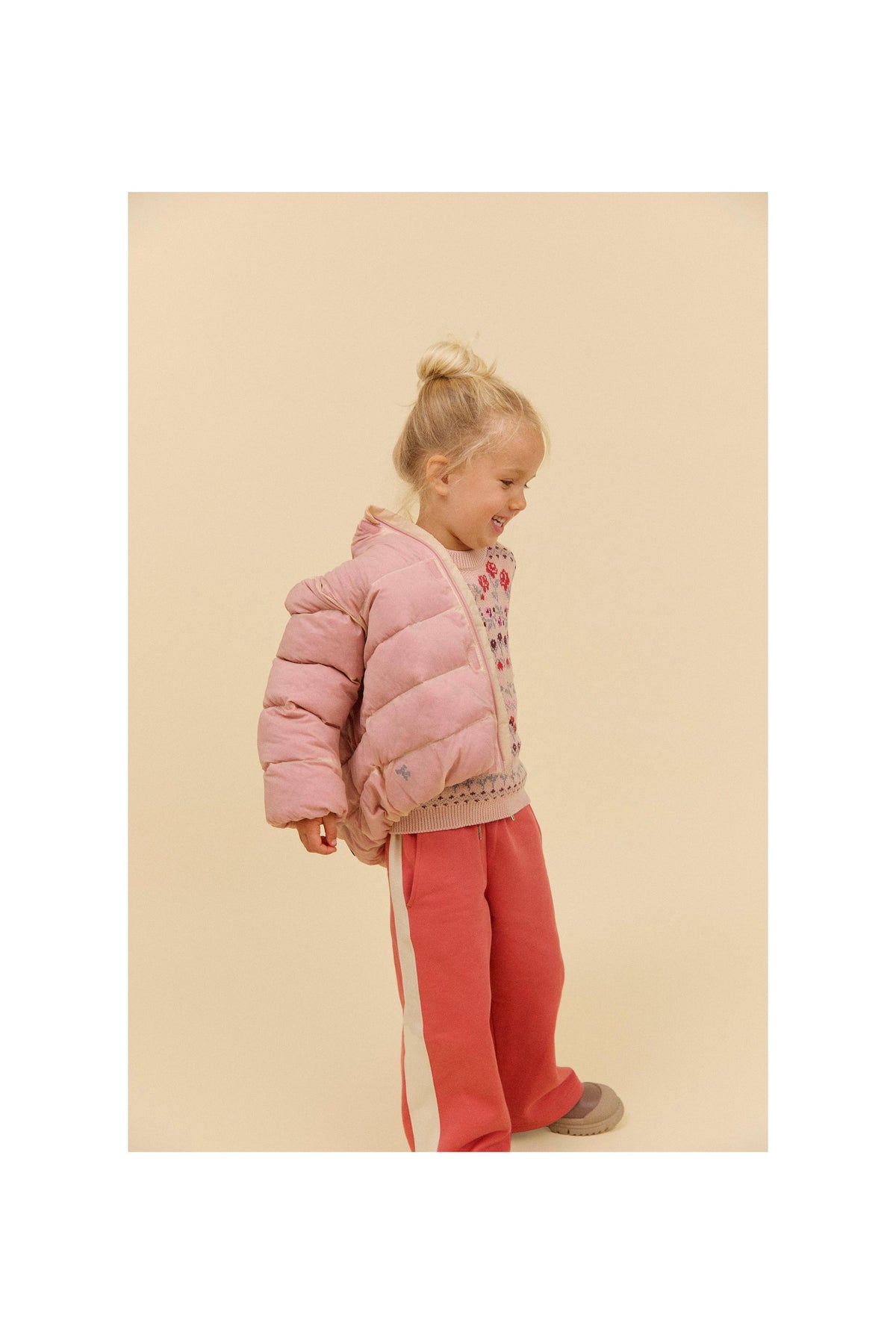 Stivaletti Chelsea Saida Tex - Rosa legno