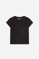 T-Shirt En Cachemire Noir