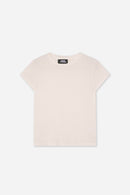 T-Shirt En Cachemire Crème