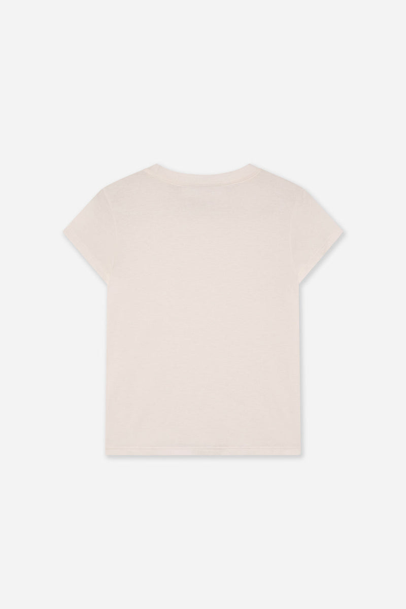 T-Shirt En Cachemire Crème