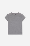 T-Shirt En Cachemire Gris