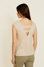 Camiseta Hélior - Beige