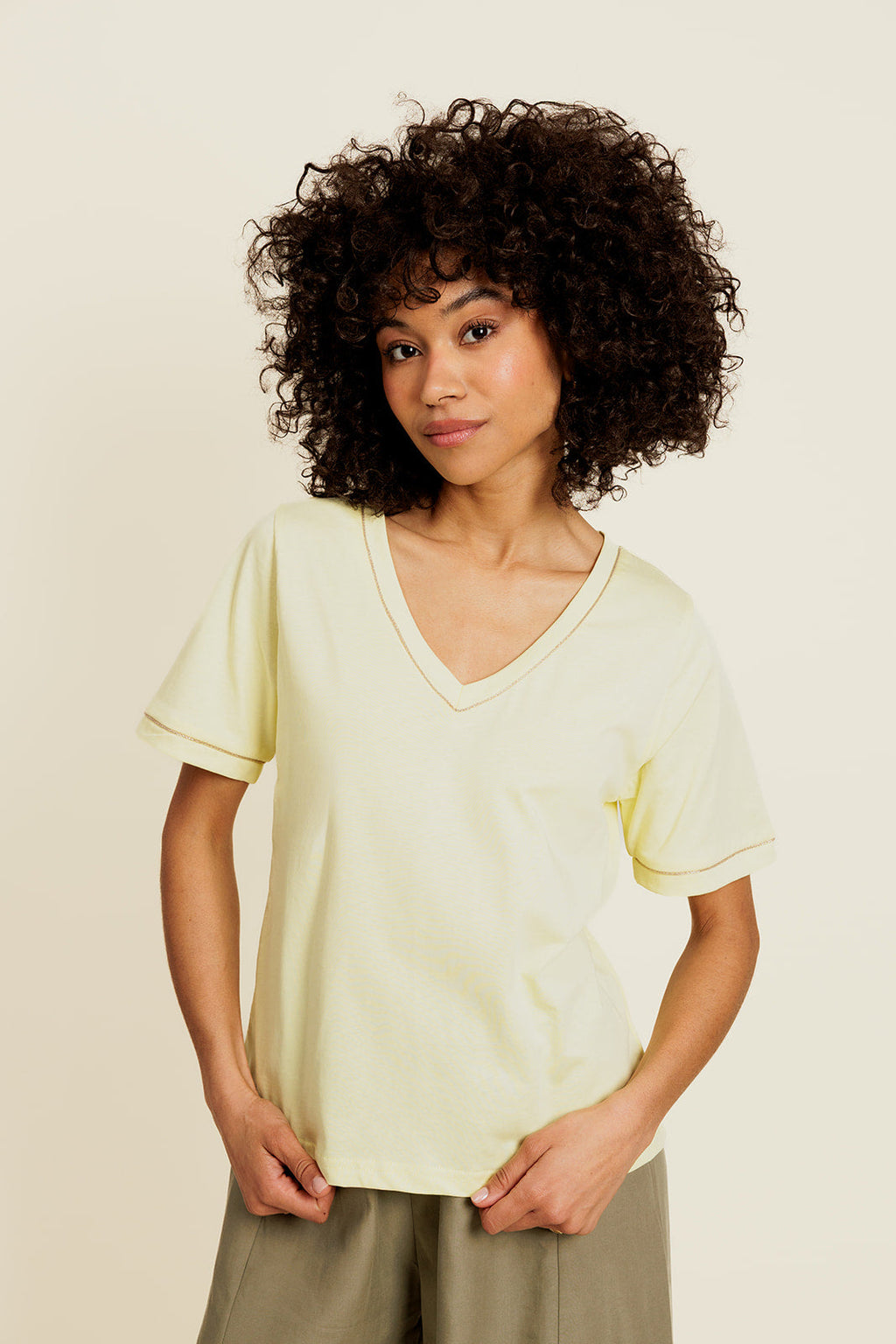 Camiseta Lillian - Amarillo