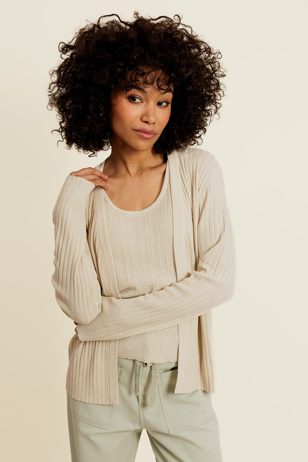 Alyssé Top - Beige