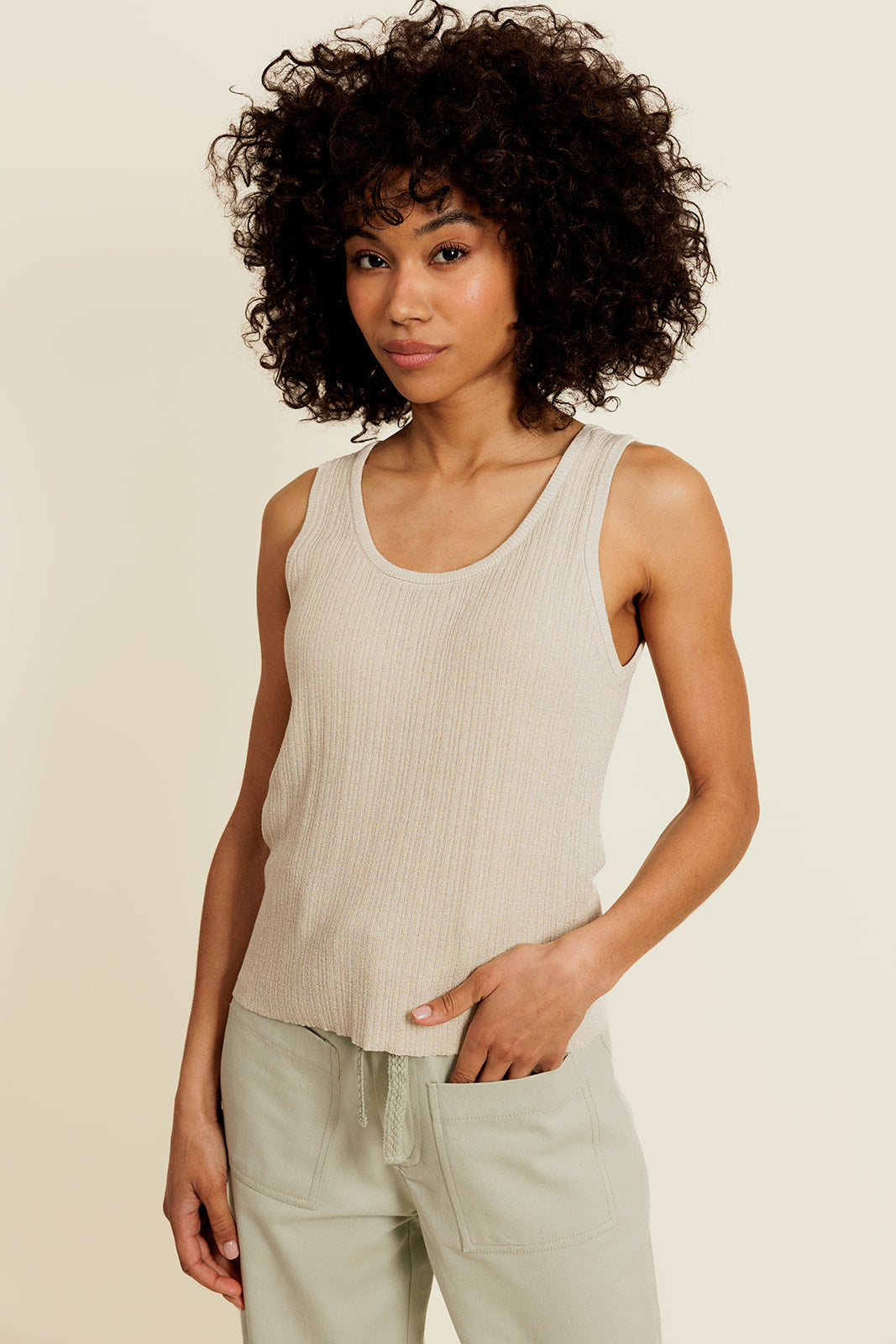 Alyssé Top - Beige