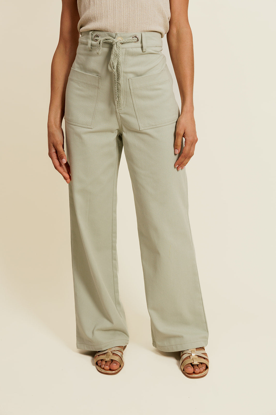Pantaloni Léorine - Verde