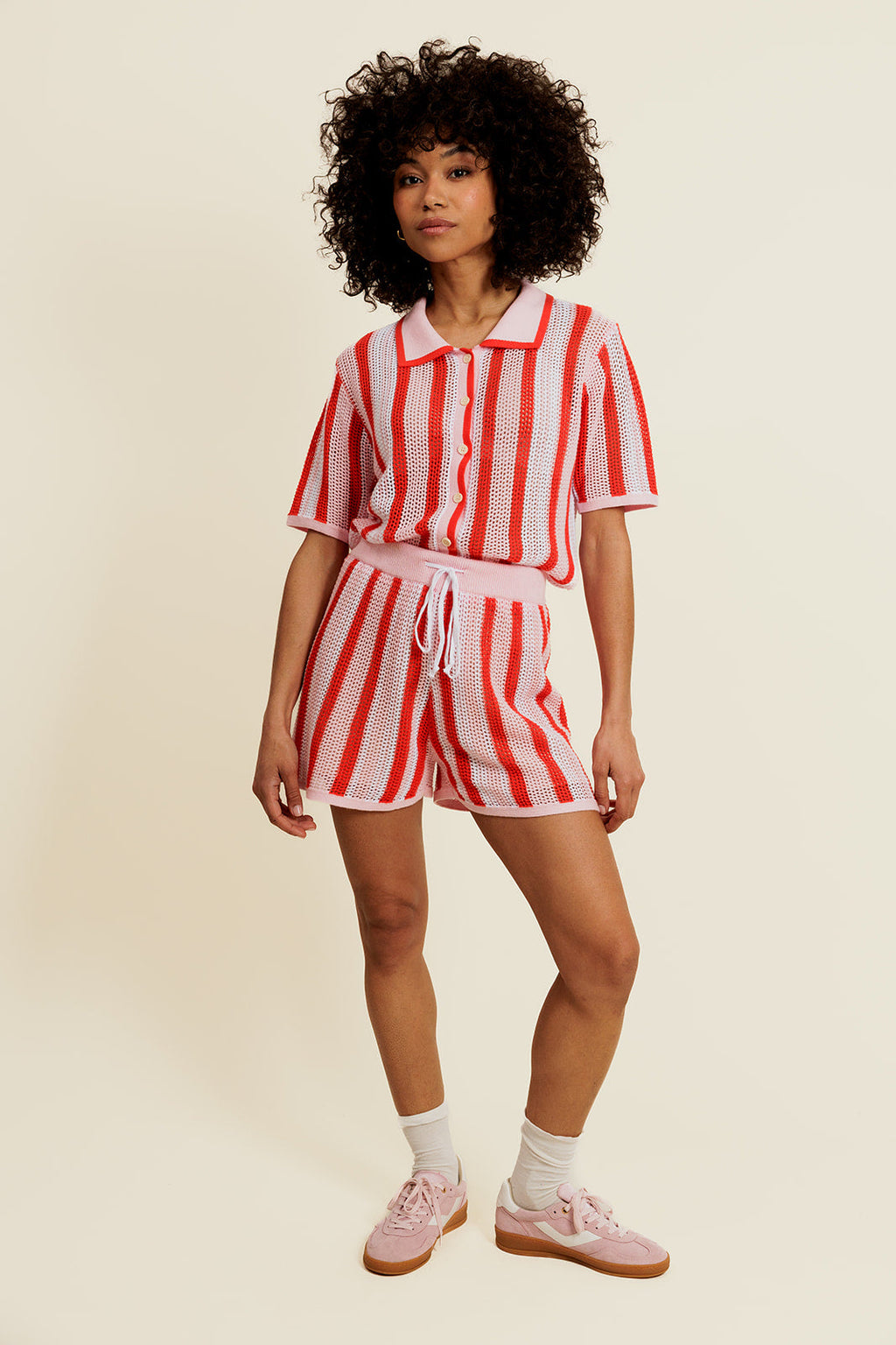Shorts Aelinne - Pink/Red