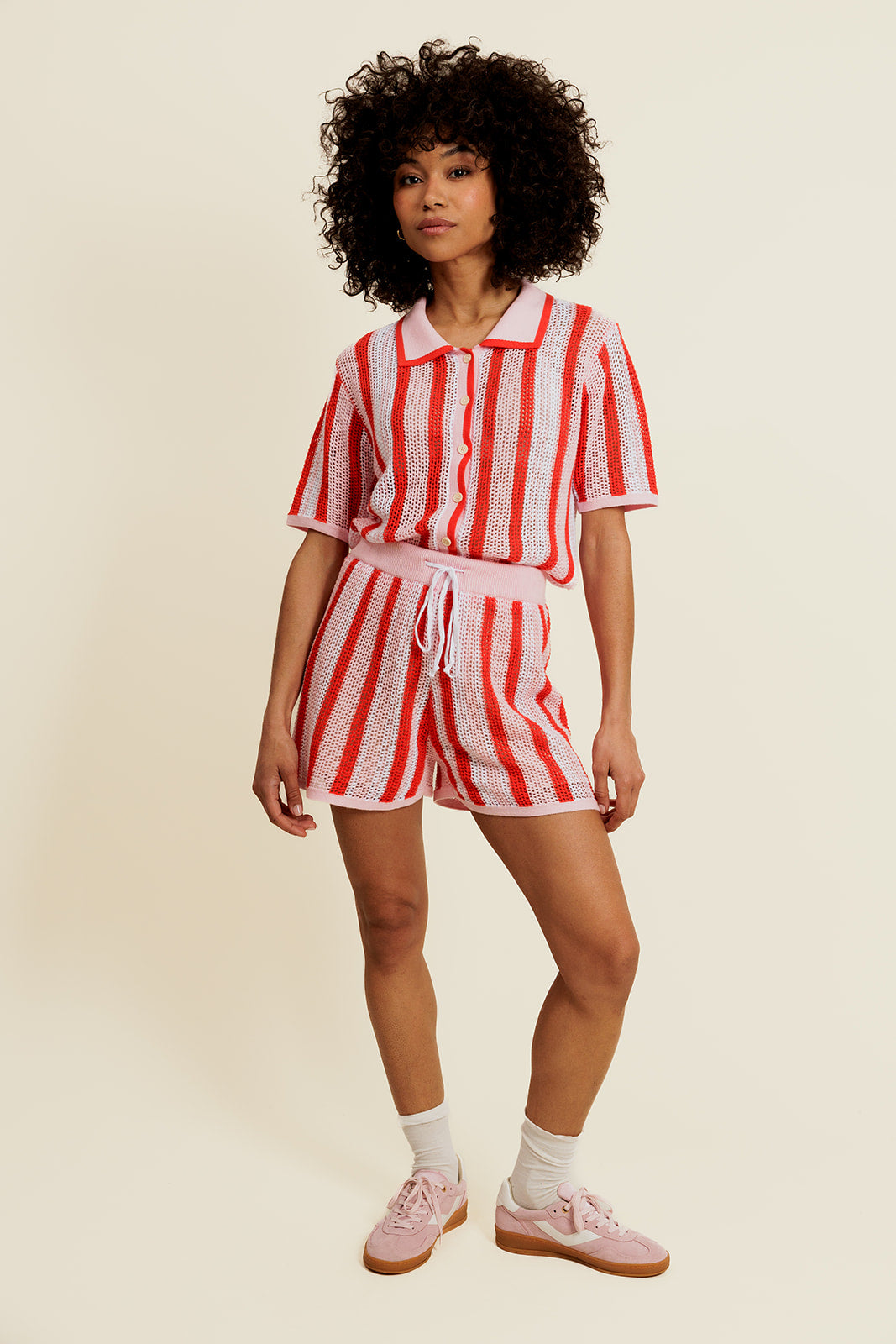Shorts Aelinne - Pink/Red