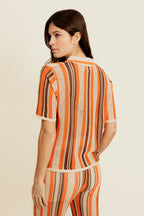 T-shirt Dalenor - Beige/Orange