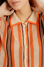 T-shirt Dalenor - Beige/Orange