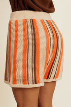 Short Aelinne - Beige/Naranja
