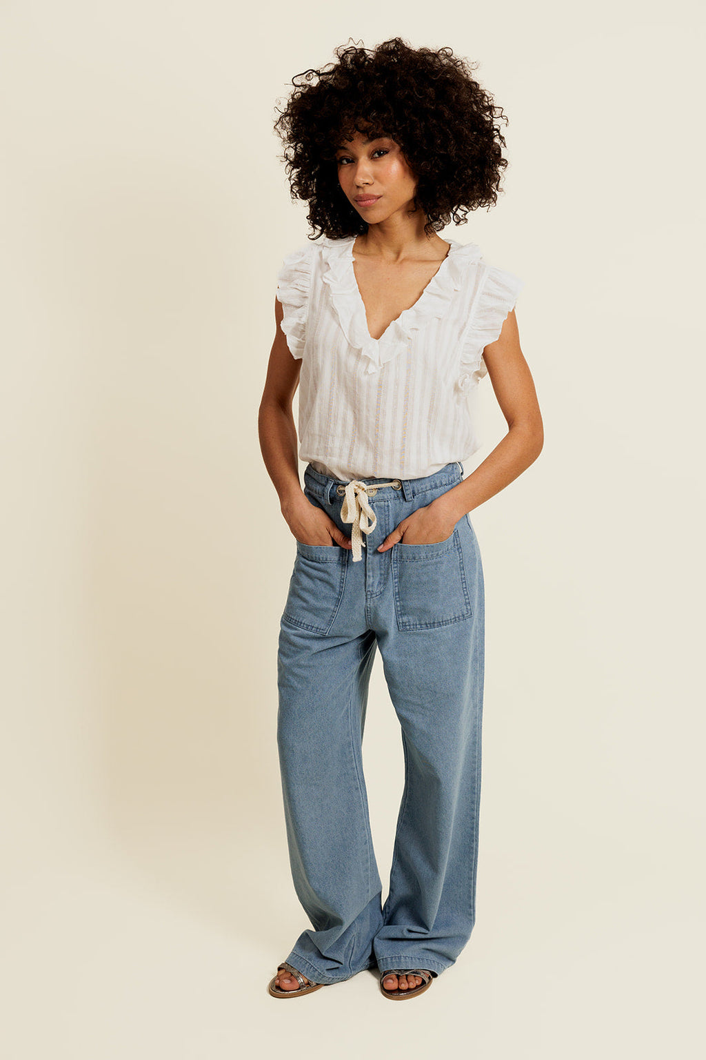 Pantalon Ilissé - Denim