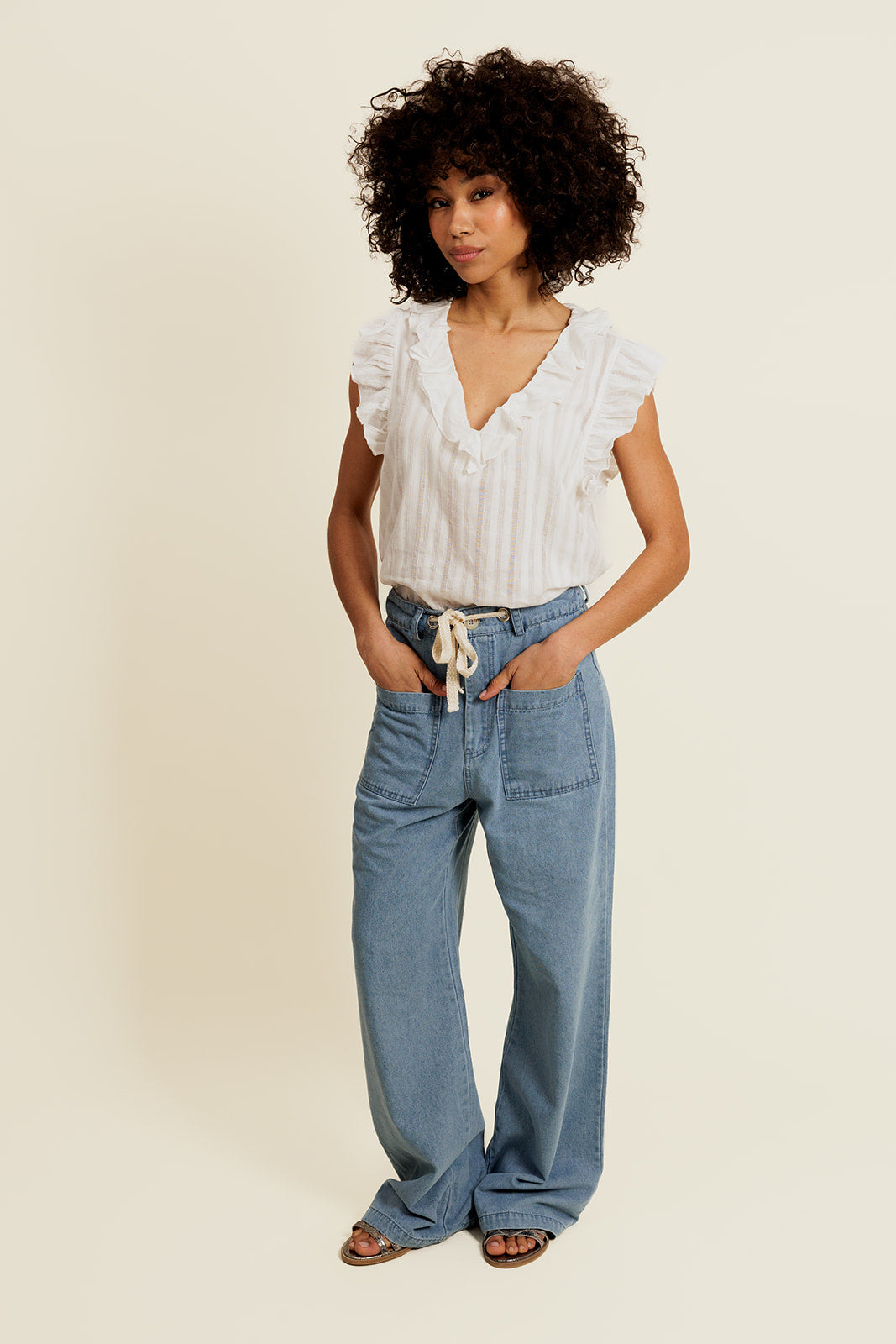 Pantalon Ilissé - Denim