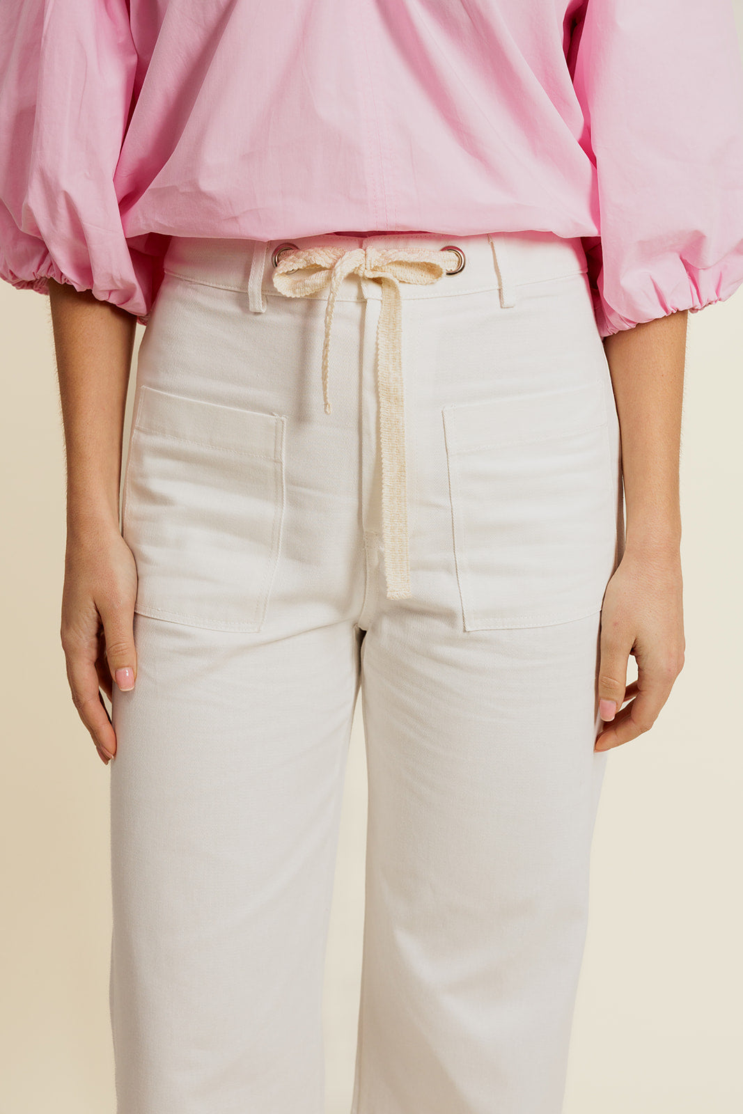 Pantalon Léorine - Blanc