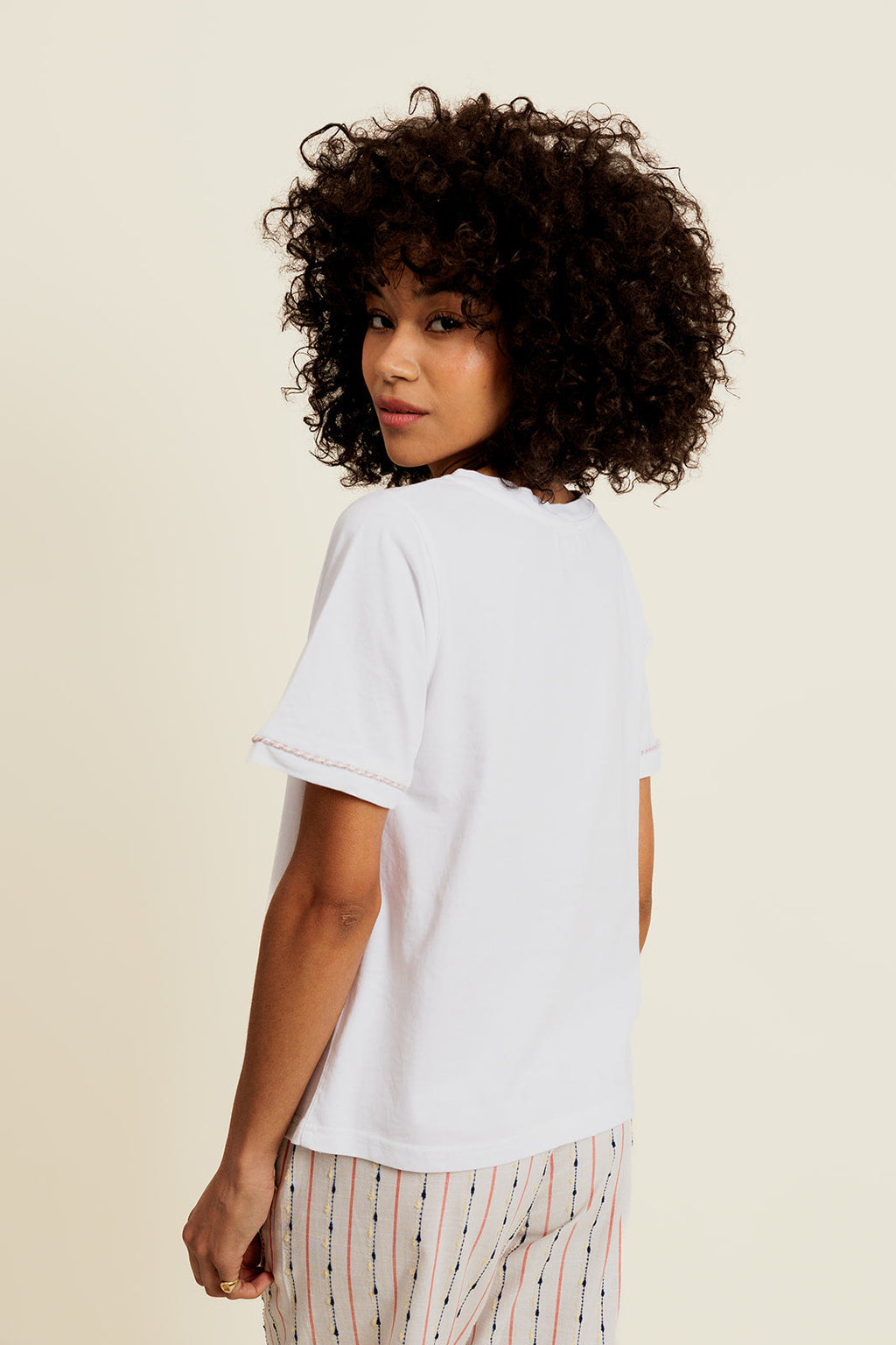 T-shirt Lillian - Écru