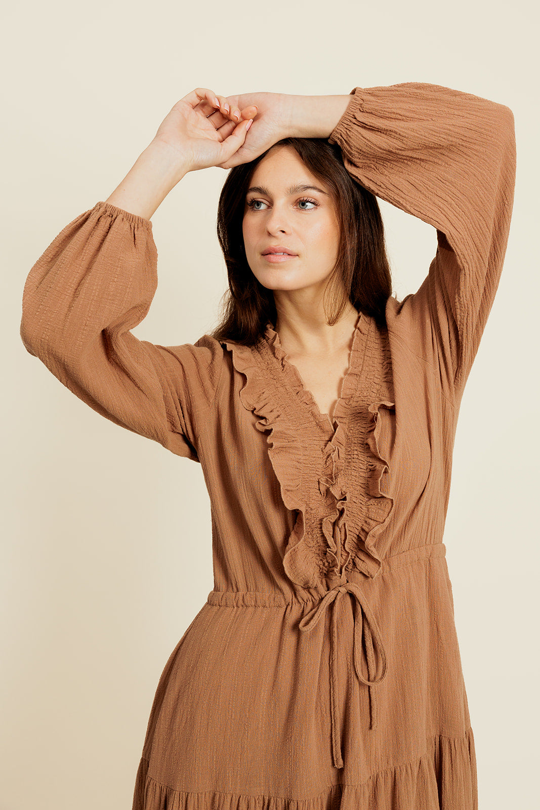 Robe Caro - Tabac