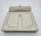 White Vintage Yves Saint Laurent Crossbody Bag