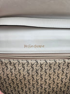 White Vintage Yves Saint Laurent Crossbody Bag