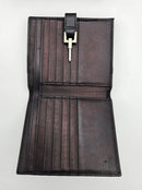 Cartera Gucci Vintage Con Cierre Jackie De Lona Gg Negra