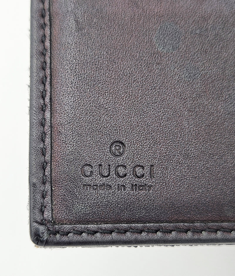 Cartera Gucci Vintage Con Cierre Jackie De Lona Gg Negra