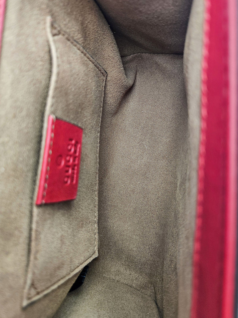 Gucci Padlock Bag Red Leather