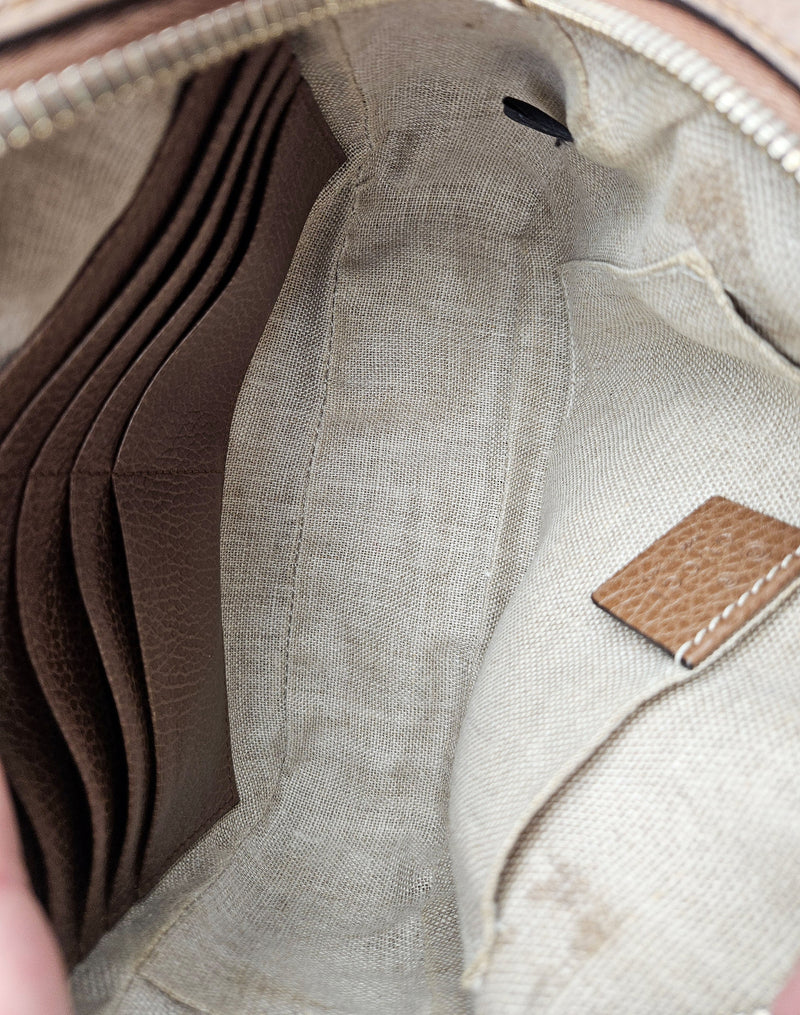 Bolso Gucci Bree Gg Supreme Beige