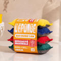 Éponges Lavables 4 Couleurs
