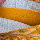 Goyard Plumet Pocket Wallet Goyardine Sun Yellow