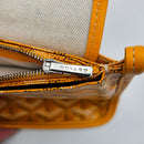 Goyard Plumet Pocket Wallet Goyardine Sun Yellow