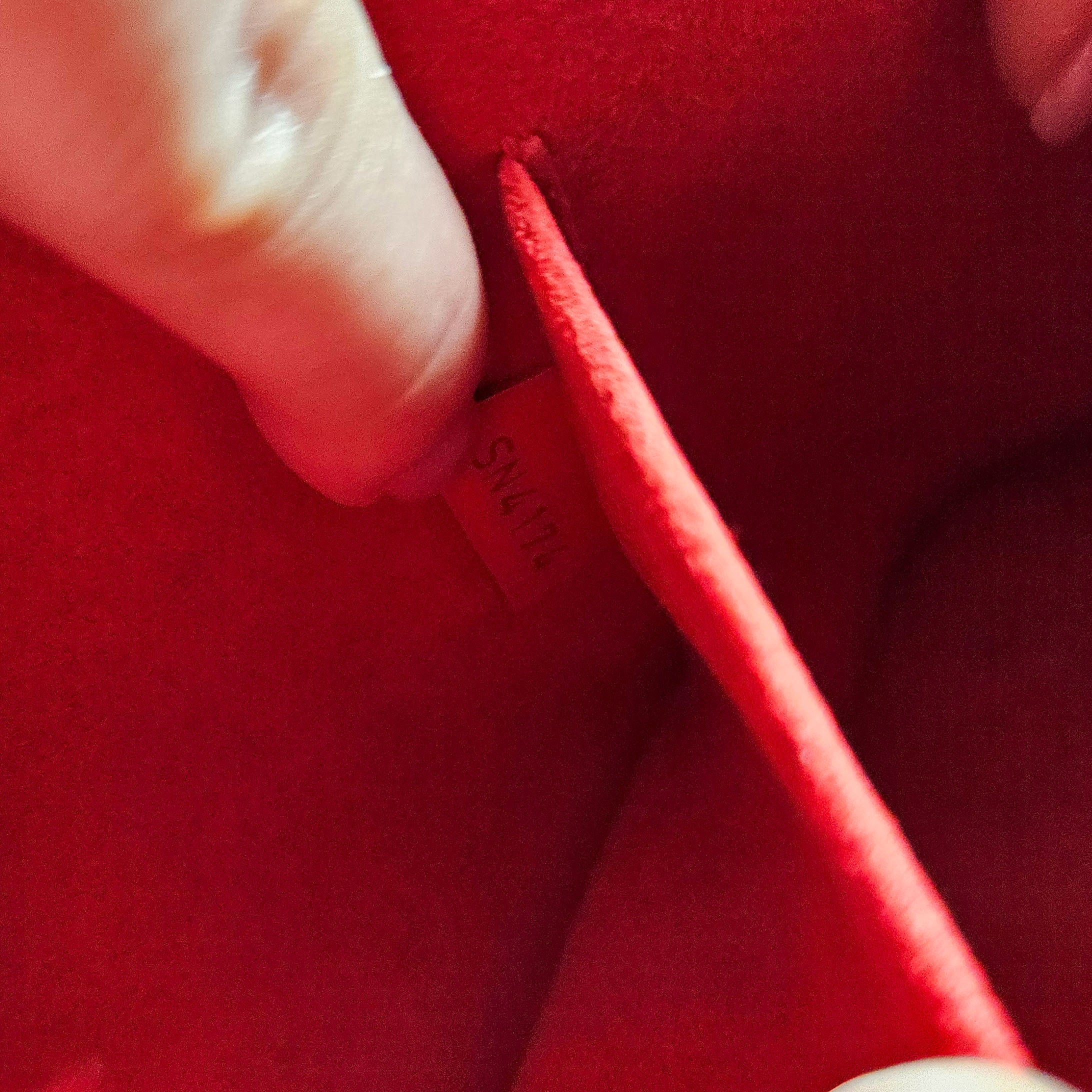 Louis Vuitton Alma Bb Epi Poppy Leather