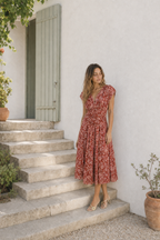 Vestido Thaïs - Burdeos