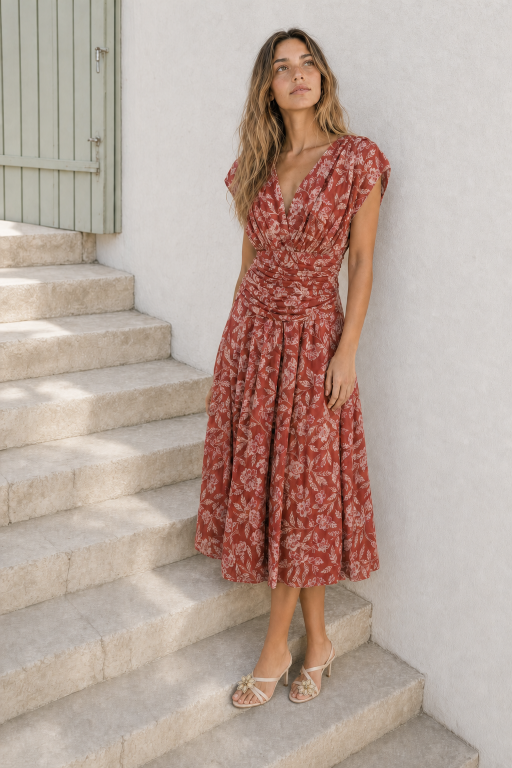 Vestido Thaïs - Burdeos