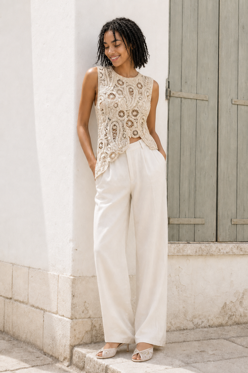 Top Lyra - Beige