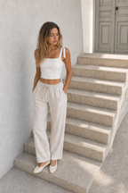 Top Cléo - Blanco
