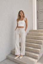 Top Cléo - Blanco