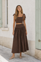 Falda Galatea - Chocolate