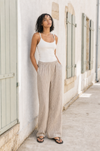 Pantalones Kaia - Marrón oscuro