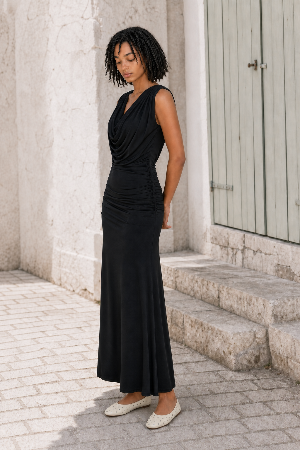 Vestido Gaïa - Negro