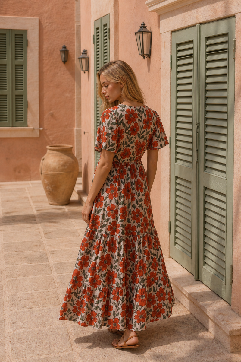 Robe Béatrice - Rouge