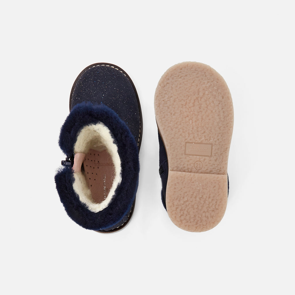 Boots Fourree - Marine - Fille