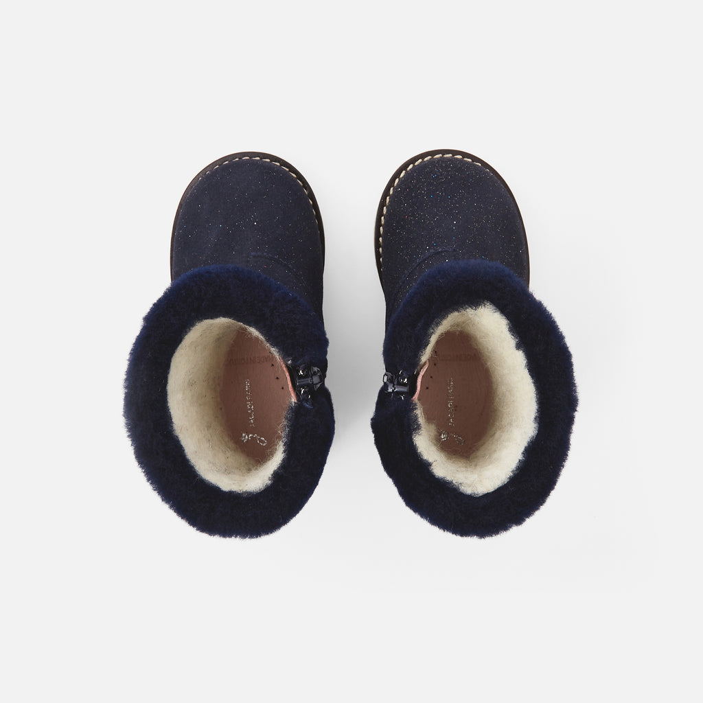 Boots Fourree - Marine - Fille