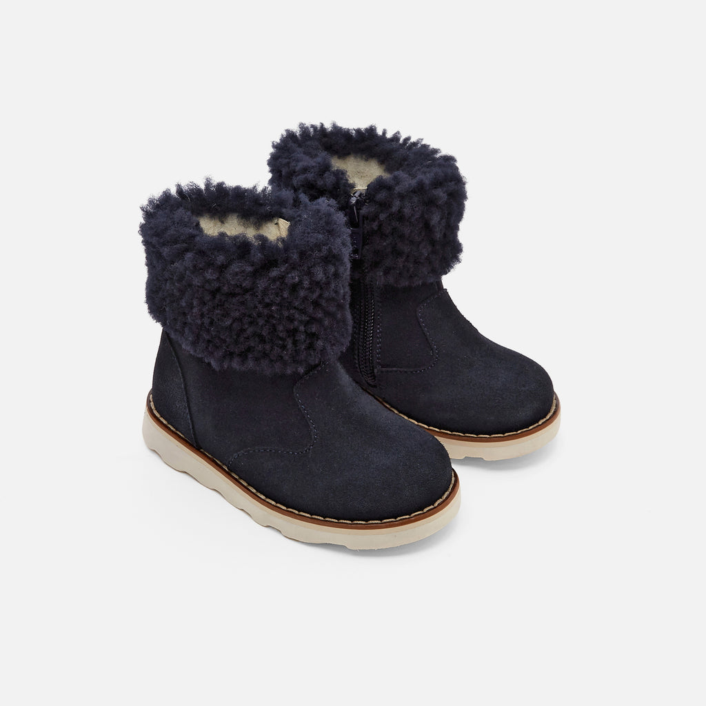 Boots Fourree - Marine - Garçon